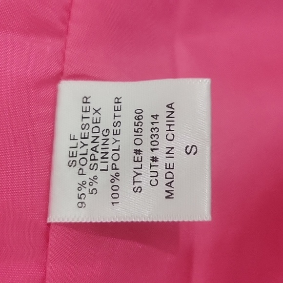 FORE Hot Pink Oversized Double Breasted Blazer Size Small - Picture 7 of 7